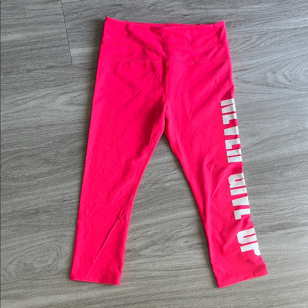 Lorna Jane hot pink leggings size S